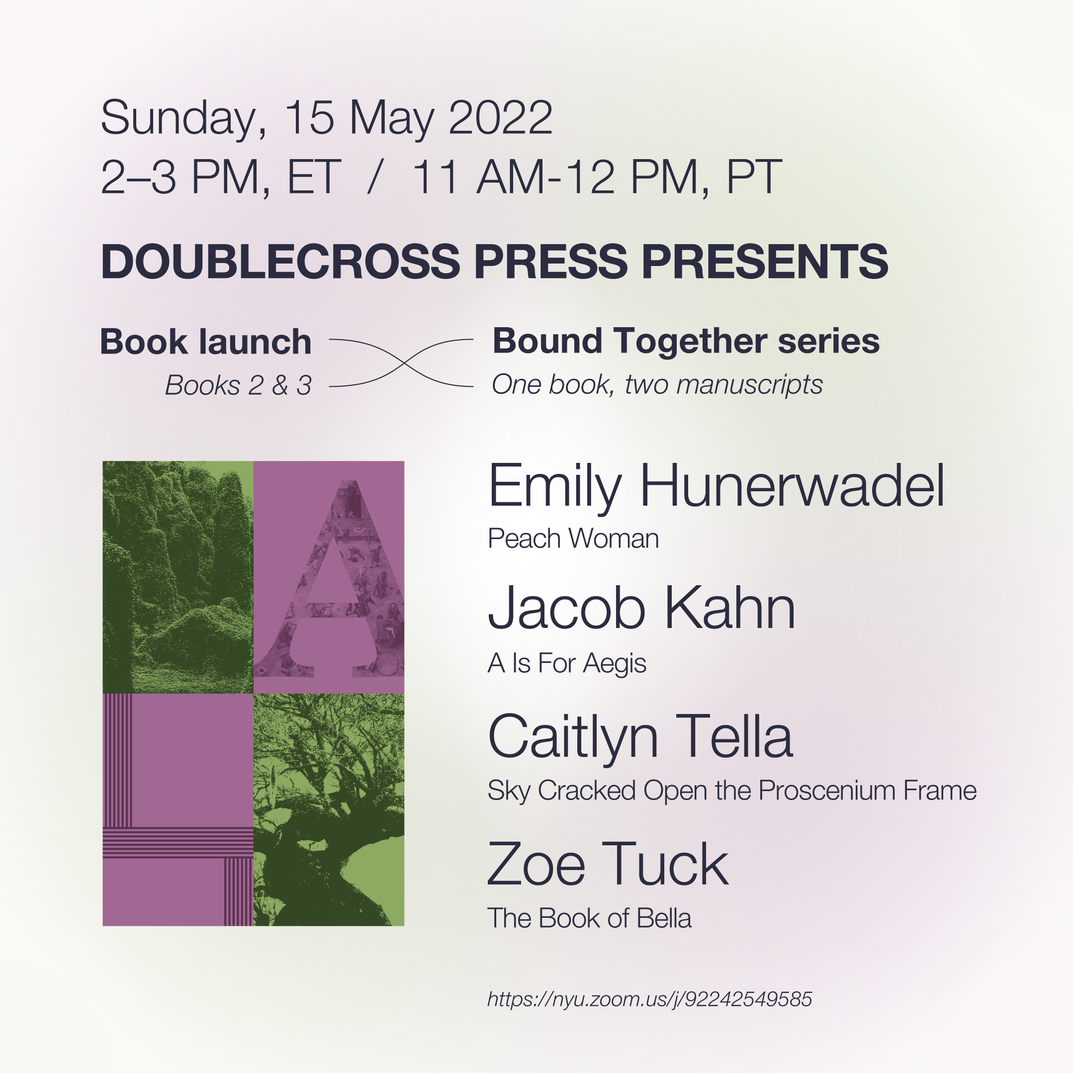 DoubleCross Press Presents: Book launch Books 2 & 3 on 5/15 from 2 【期間限定】 TWO TUCK / E-PT スラックス